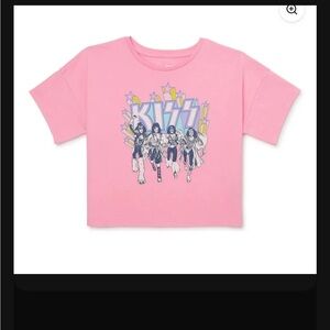 NWT girls sz 8 KISS band shirt 1624